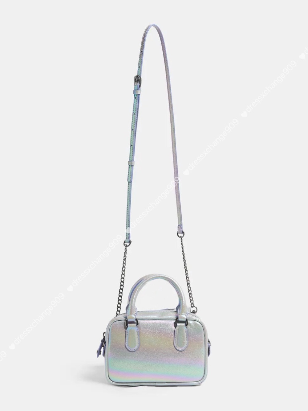 Stoney Clover Lane Iridescent Holographic Mini Crossbody Bag